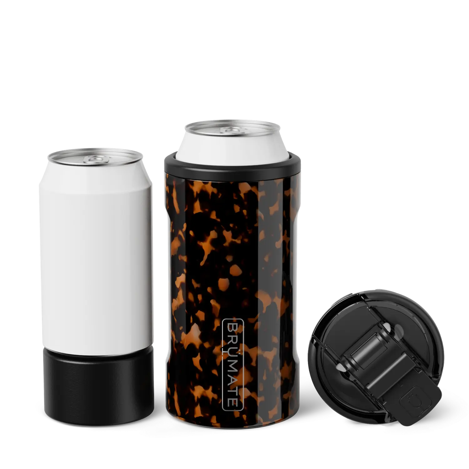 BrüMate Hopsulator Trio 3-in-1 Insulated Can Cooler | 12oz Cans + 16oz Cans + 100% Leakproof Tumbler with Lid