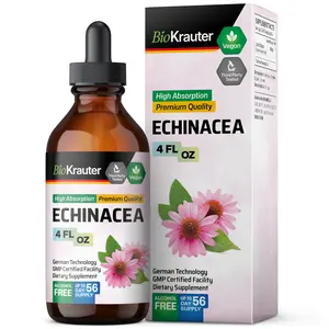 BioKrauter Echinacea Tincture Vegan High Absorption Premium Quality Supplement for Robust Immunity Healthcare Fitness