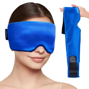Migraine Relief Cooling Eye Mask – Instant Gel Cold Pack for Puffy Eyes, Dark Circles & Sinus Pain – Odor-Free Soft Compress