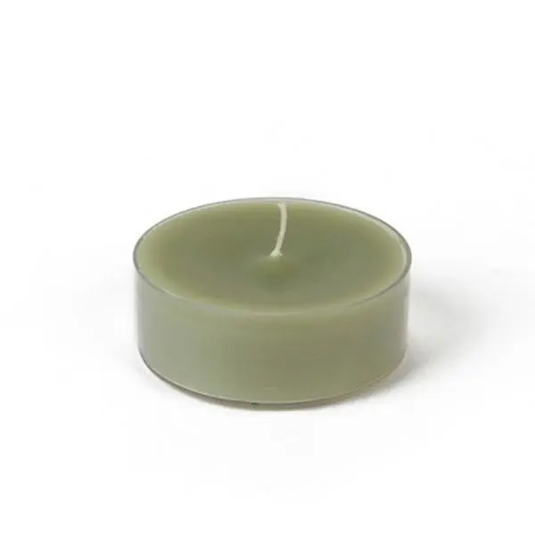 212 MAIN 12-Piece Mega Oversize Sage Green Tealight Candle Making Kit, 2 lbs Hand-Poured Wax, Impressive Design, Romantic & Beautiful Spark, Best Gift for Loved Ones, DIY Projects & Home Decor Supplies, Romantic And Beautiful Spark