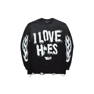 Banyan Black Long Sleeve Graphic T-Shirt