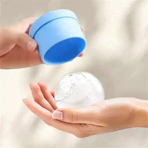 Ice Ball Molds Set of 3 for Whiskey and Cocktails, 2.5-Inch Spherical Ice Cubes Kitchen Utensils, Perfect Cocktail Ice Cube Mold, Ice Ball Maker