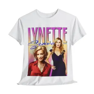 Vintage 2000s Lynette Scavo T-Shirt, Desperate Housewives Retro Tee, Y2K Aesthetic Graphic Shirt, Nostalgia Fan Gift, Spandex, Shortsleeve