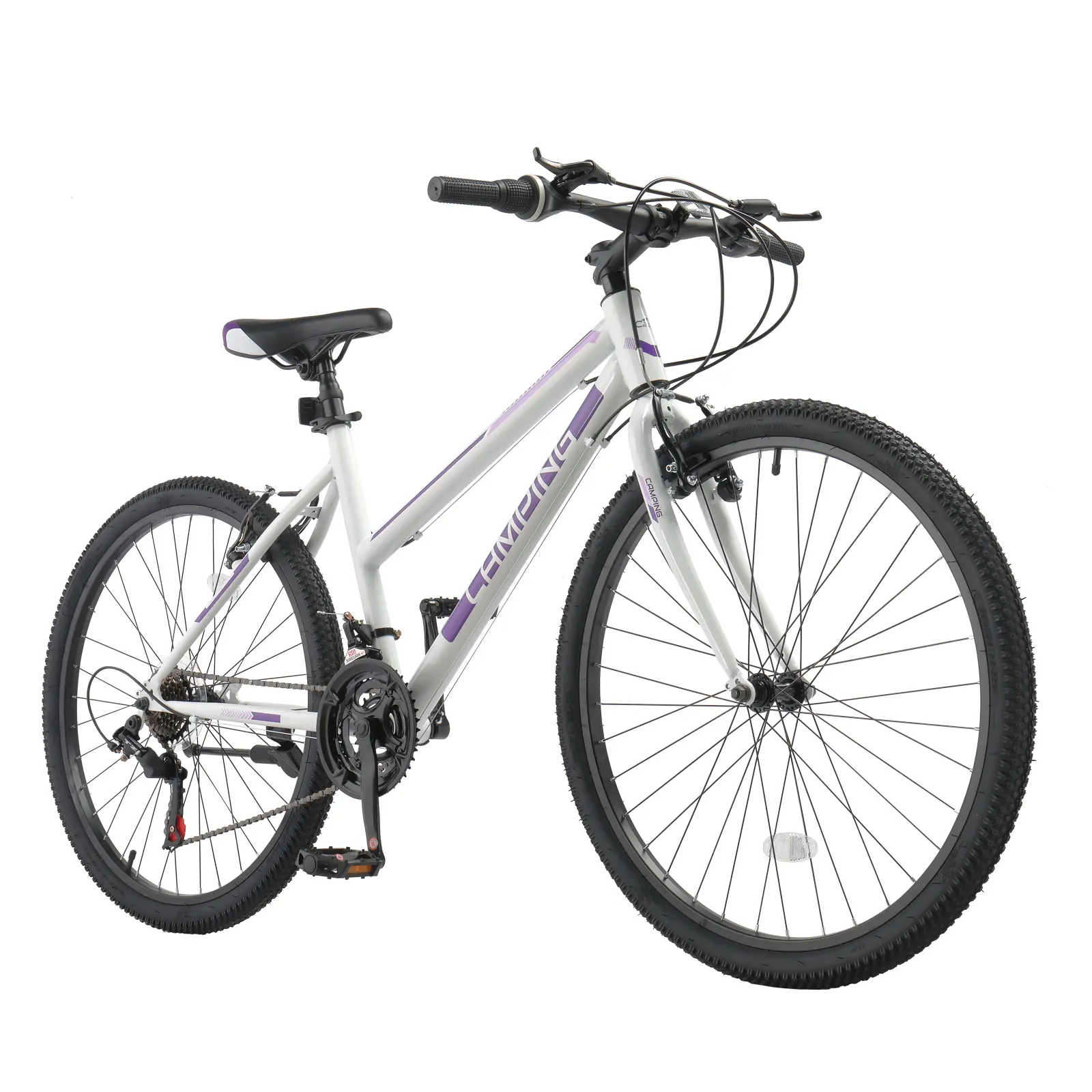24 Inch 21 Speeds Adult Bicycle with Sturdy Steel Excellent Twist Shifting
