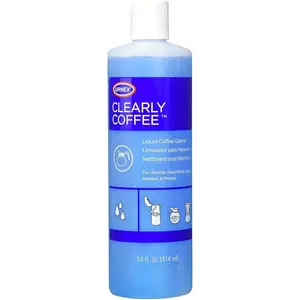 Urnex Clearly Coffee Pot Cleaner 14 Ounce Liquid for Glass Bowls Airpots Satellite Brewers Thermal Servers Removes Coffee Oils Made in USA