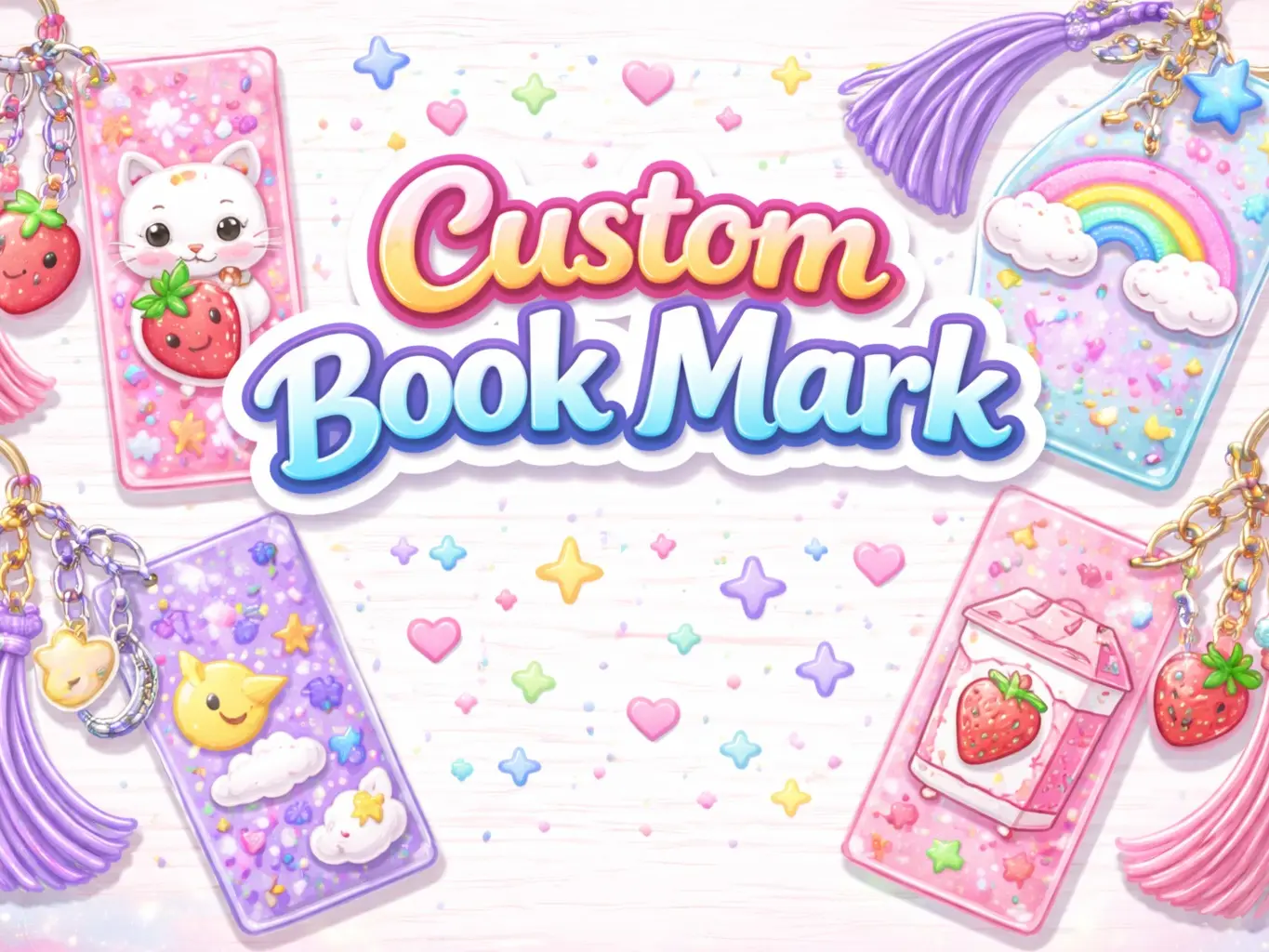 Custom BookMark with Decal Custom BookMark with Decal