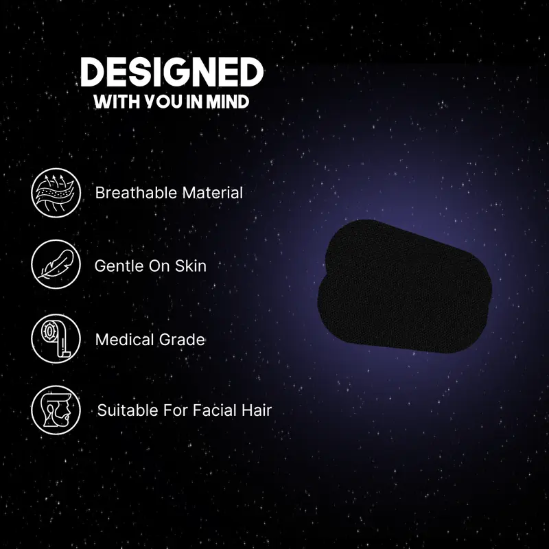 Mouth Tape (30 Pack) - Skin-Friendly, Hypoallergenic, Easy to Apply & Remove, Suitable for All Ages 2