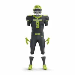 Ironclads Charcoal American Football Uniform