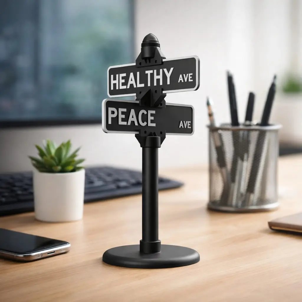 Personalized Gift Desk Decor,Street Sign Desk Decor,Customized Sign for Office Gaming Mancave End Table Funny Desk Signs Personalized Office,Kids Birthday Gift,Home shelf Decor, High Quality Durable 3D Printed Non Slip Base Versatile Decor Shelves
