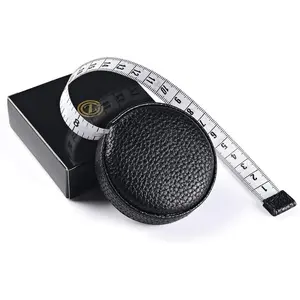 Dual Sided Retractable 3m/120 Measuring Tape for Body Sewing Fabric Tailor Craft Medical Measurements Black 1 Pack