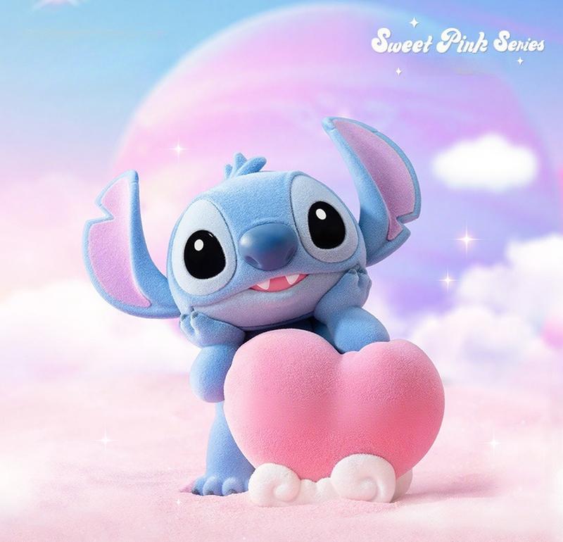 [For Live]Disney Stitch "Warm Pink Series" Blind Box Decorative Figures - Ultra-Cute Collectible Toys | Cozy Pink-Themed Desktop Accent, Perfect Gift for Her (Stitch Fans & Pink Lovers)Holiday gift,Holiday & Holiday Haul