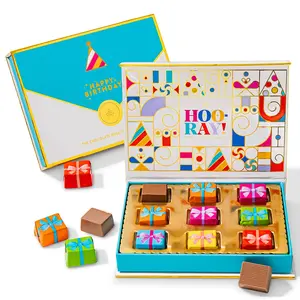 Envelope-Shaped Chocolate Letter Box - Office Stationery-Infused Present, Birthday Card Gifts