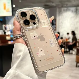 1 pcs transparent Phone Case - , for Iphone 17/16/15/14/13/12/11/Pro/Max/Plus/Mini/17Air, with Durable shockproof Design, Making It a Great Gift for Friends Or Partners.