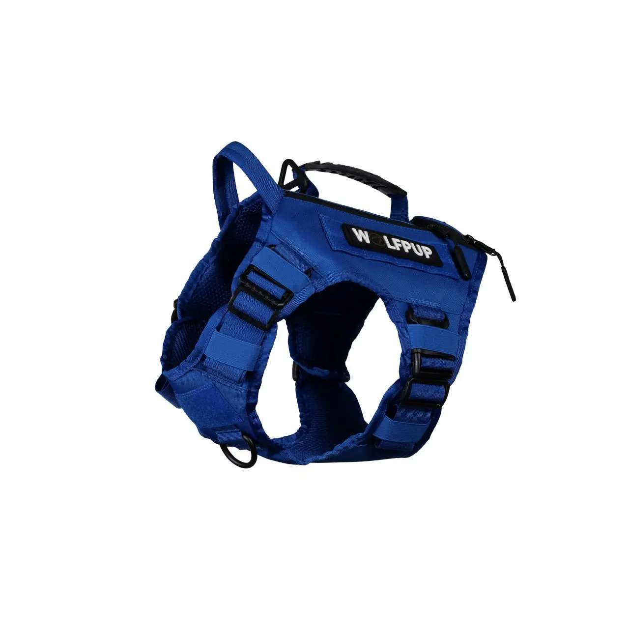 Blue Tactical Dog Vest Harness Blue Tactical Dog Vest Harness