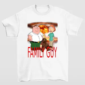 Family Guy Dog T-Shirt Highlighting Iconic Character Design Perfect for Fans of the Series