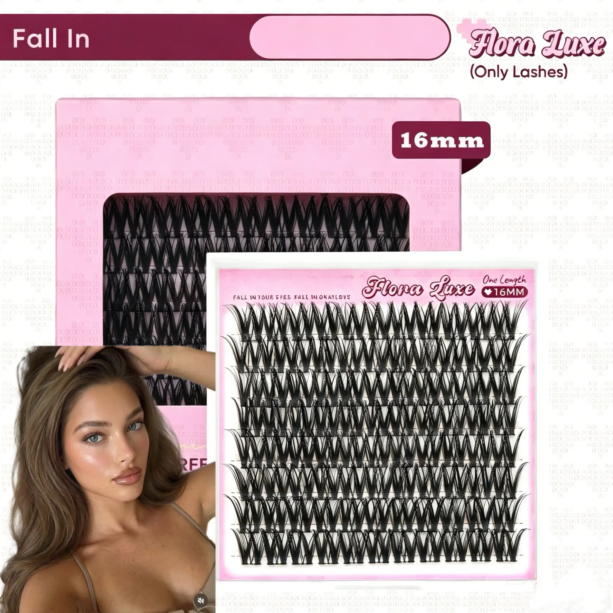 Wtvane Wispy 16mm Cluster Lashes