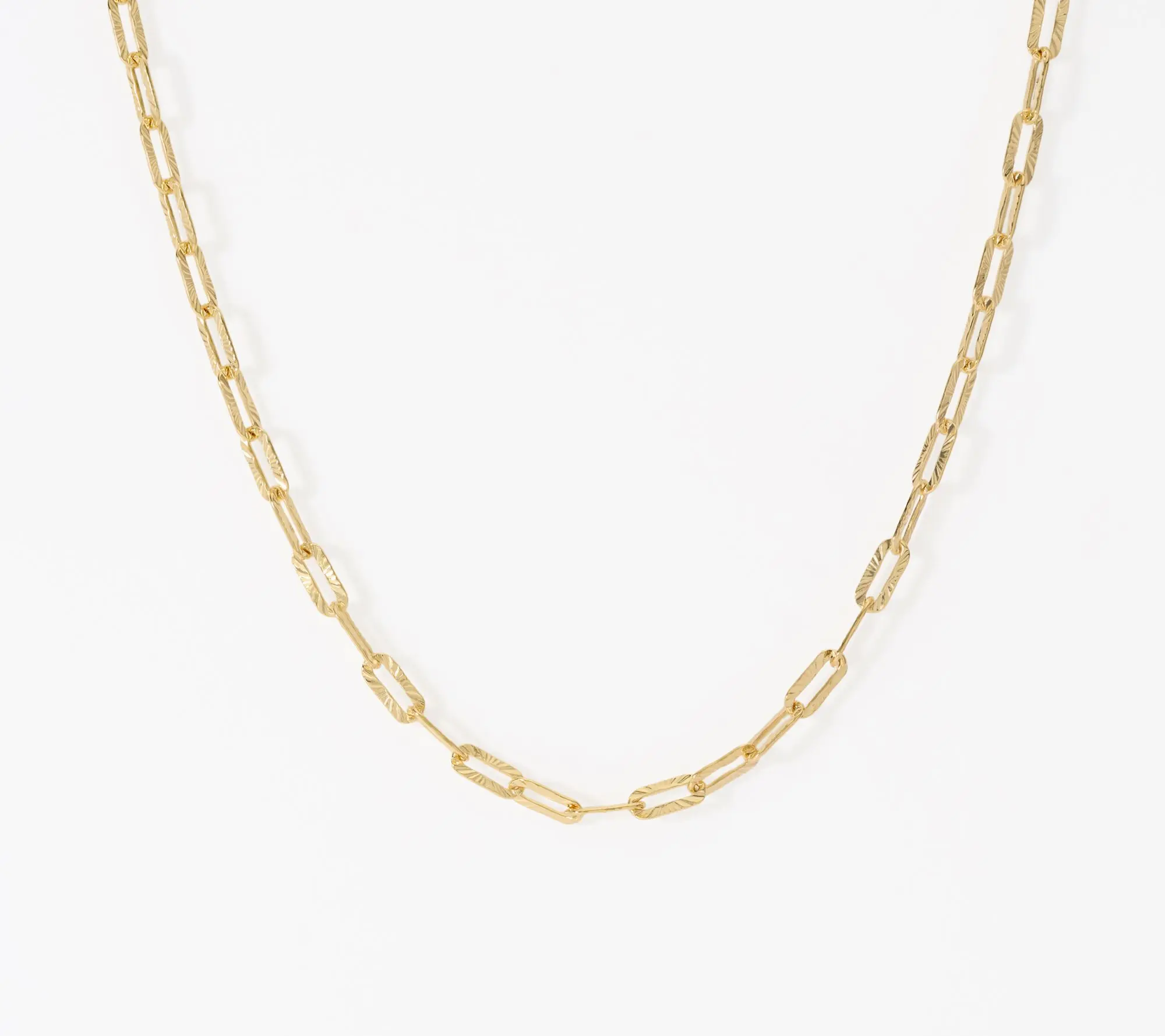 Christian James by Scott Grimes 14K Gold Plated Iconic Link Chain Necklace