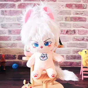 20cm Kawaii Plush Cotton Doll Jujutsu Satoru Gojo Cosplay Idol Figure Dolls Plushies Changeable Clothes Collectible Gift Toy