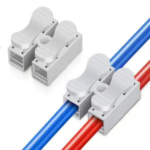 Push Quick Wire Cable Connector, 50pcs Universal Terminal Block Plug-in Wiring Cable Connectors, Wire Connectors for Home, Office, Factory, Durable Reliable Connectors