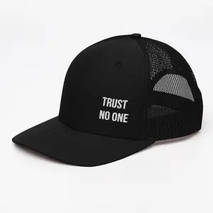 Trust No One Embroidered Trucker Cap