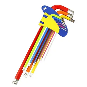 Ball Head Hex Key Set, Manual Operation Combination Ended Spanner Kit, Professional Tool Kit for Easy Repair & Adjustment