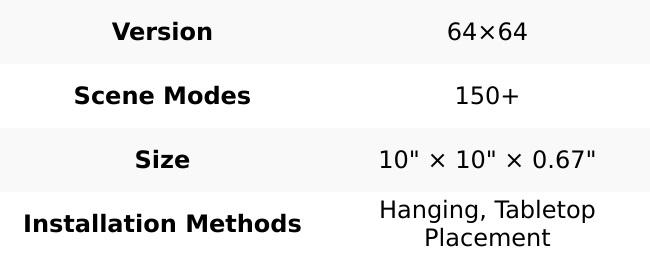 Smart Gaming Pixel Display LED Matrix Panel Custom Text Pattern & Animation Screen