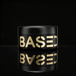 BASED Hair Pomade, Medium Hold Medium Shine, Styling Hair Wax for Daily Hairstyle