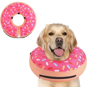 Supet Inflatable Dog Cone Collar Recovery E Collar for Neuter, Soft Dog Cone size XL - Alternative After Surgery