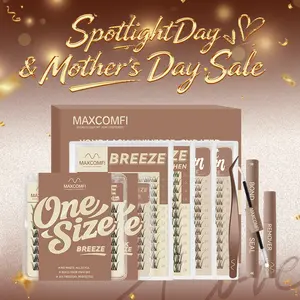 MaxComfi Spider Cluster Lashes - DD Curl, Smudge-Proof Waterproof, Super Soft Thin Band, Beginner-Friendly DIY Design for Natural Daily Glowup & Voluminous Look