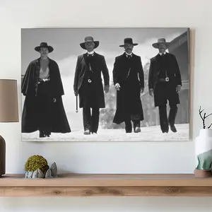 Tombstone 1993 Movie Poster Premium Canvas Art Print Wall Decor Painting for Modern Home & Bedroom Poster Only Frameless Museum Quality HD Canvas Art - Decoration