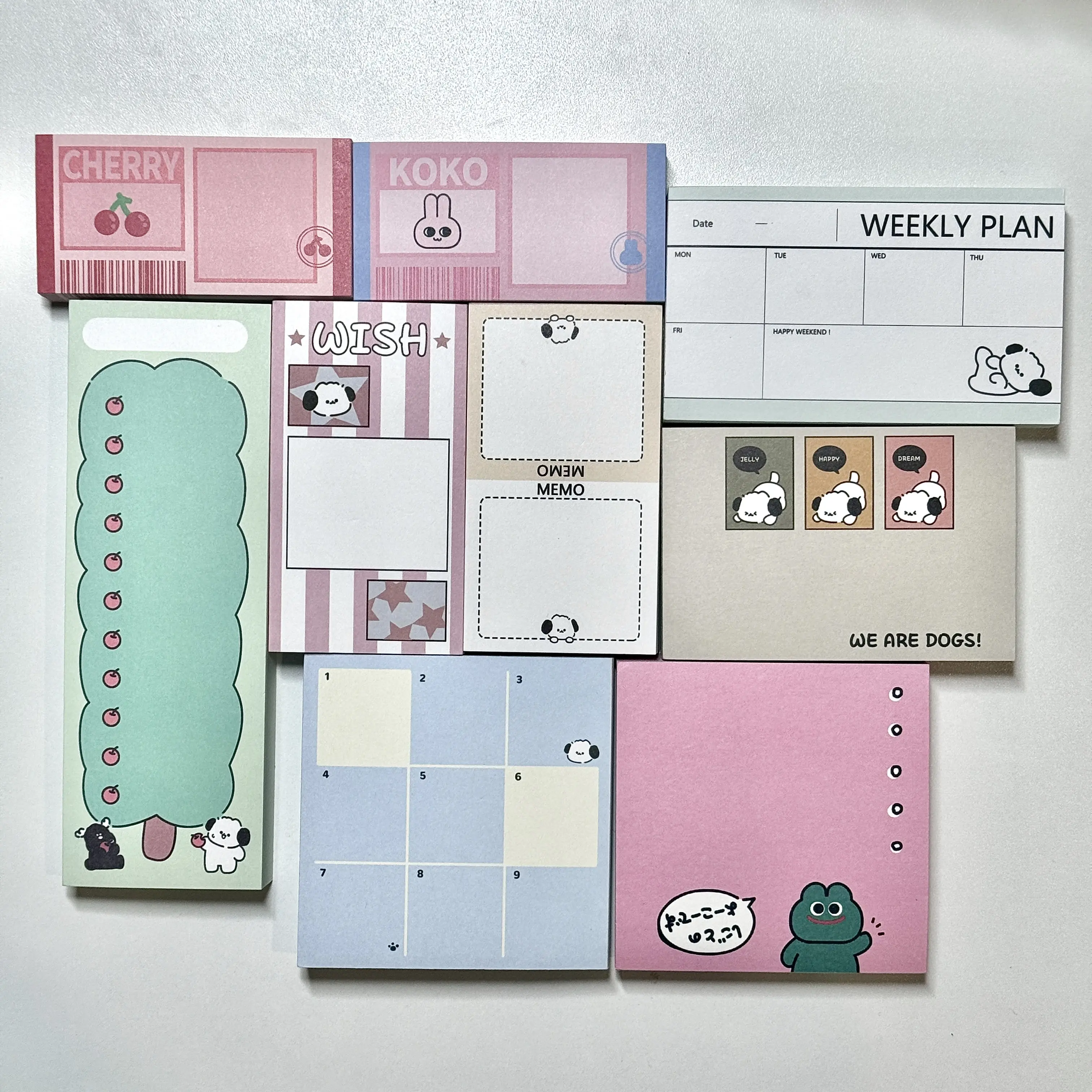 Memo Sheets - Sample Pack Memo Sheets - Sample Pack