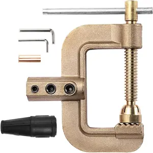 Welding Ground Clamp 400A Eart Clamp for TIG MIG Stick Welder Macines, G Styles Solid Brass 0.75kg