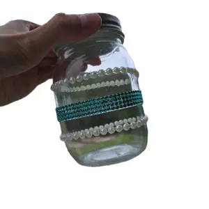 New Zealand Air Glass Mason Jar 16 oz with Lid for Freshness and Stylish Decor - Bottles Tin Canister Organiser