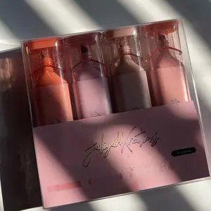 Pink champagne glitter highlighters