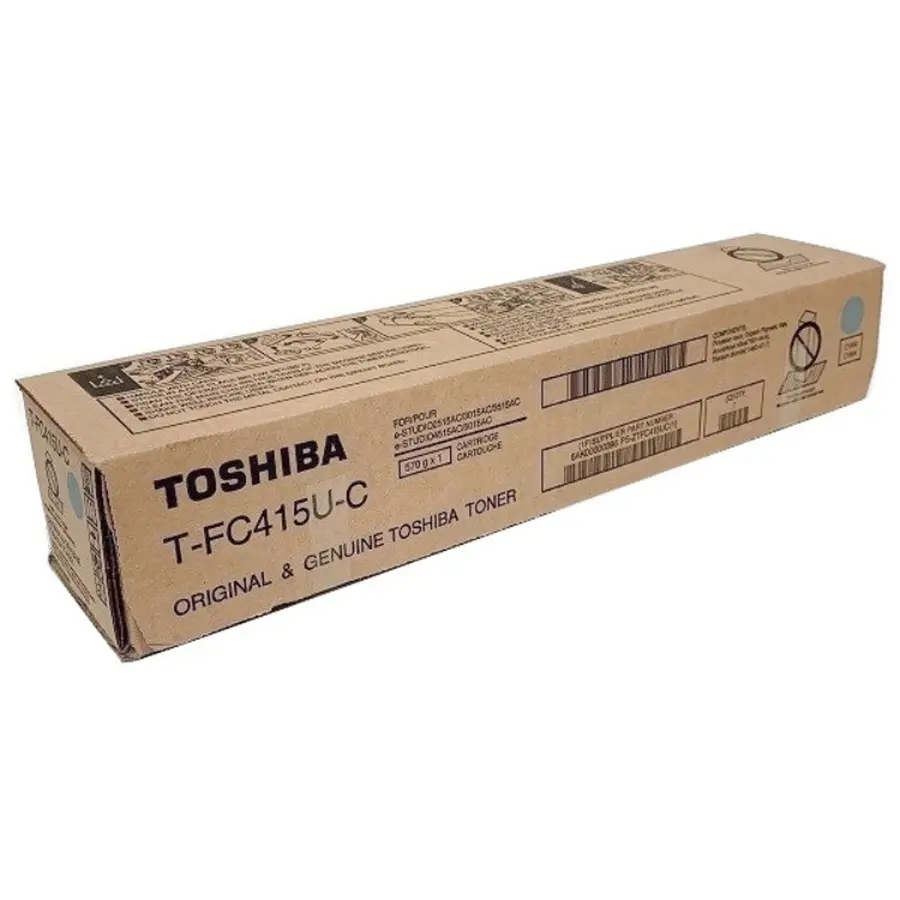 Toshiba Original Laser Toner Cartridge Cyan 1 Each
