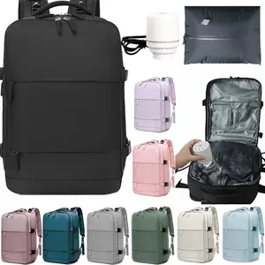 Dadamayar Waterproof Vacuum Compression Backpack with Electric Air Pump & Detachable Compression Liner Large Capacity Travel Bag for Women Men - Organized Daypack