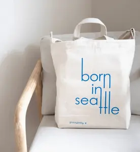 glassybaby seattle canvas bag