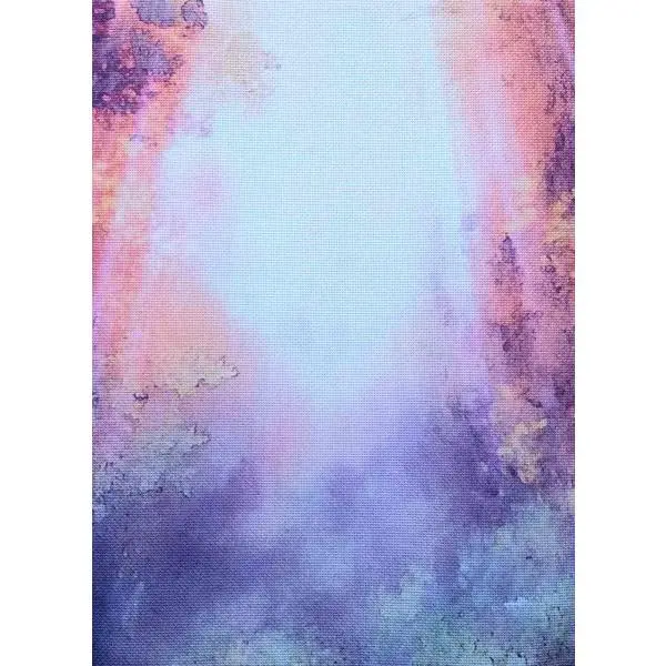 Lilac Sunset Designer Printed Aida Fabric by Alisena KF-1061A