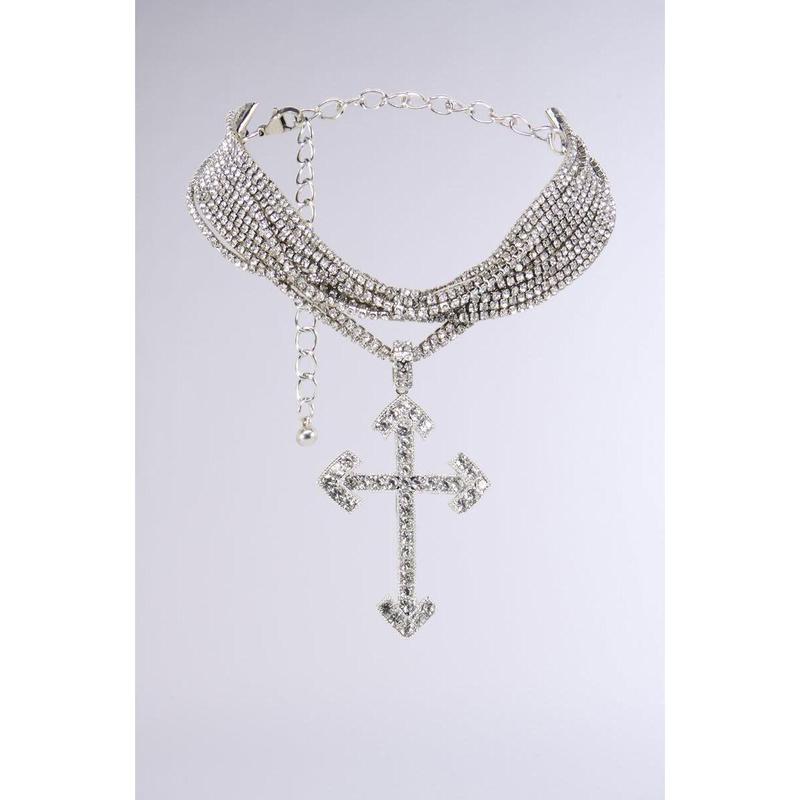 CROSS MY HEART CHOKER