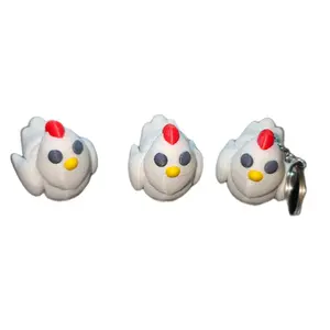 Articulated Chicken Keychain