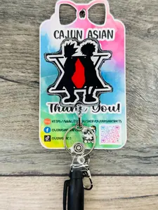 Hunter X Anime Badge Reel/ID Clip Retractable-(Alligator, Belt, MRI Safe, Carabiner Clips) & Non-Retractable Clips