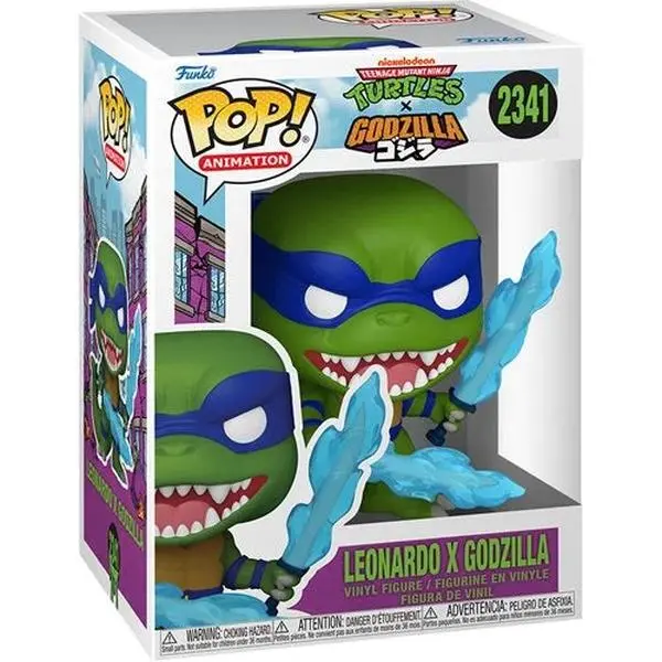 Teenage Mutant Ninja Turtles x Godzilla Leonardo x Godzilla Funko Pop! Vinyl Figure #2341