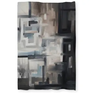 360 stand Durable Abstract Geometric Print Microfiber Twin Size Extra Long Duvet Cover - Defined Subject, Contemporary Look, Man Cave Home Decor Bedding, Extra-Long Duvet Covers, Graphic Duvet Covers