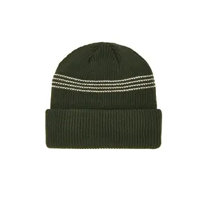 Autumn Headwear Mini Stripe Beanie in Sycamore