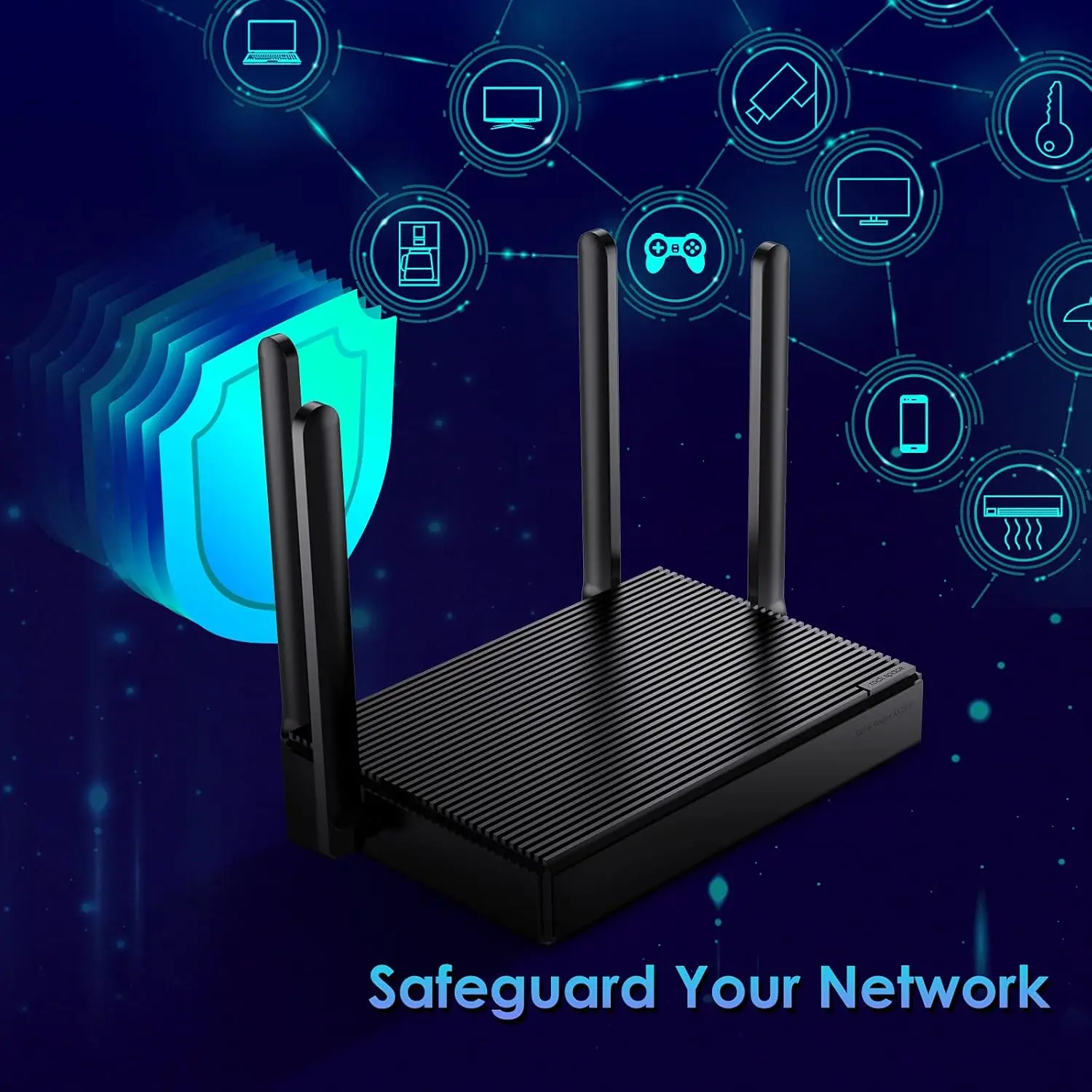 AX1800 Routers,Gaming Router, Internet Routers, WiFi 6 Router, Wireless Router, OFDMA, MU-MIMO, Gigabit WAN/LAN Ports, WPS, IPv6, 4K Video Streami