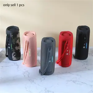 Wireless Portable Radio FM Bluetooth Speaker 10W Powerful Subwoofer Waterproof High Power Sound Box Music PC Woofer Caixa De Som Outdoor Bass TWS Stereo, card slot, USB, AUX wired, Gift with Colorful Lights LED REG Lamp
