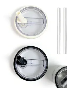 40oz Tumbler Flip Straw Lid Replacement Spill Proof Splash Resistant Reusable Tumbler Cover for Cup and 40oz Tumbler Leak-Proof Drinkware, St. Patrick's Day