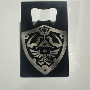 Zelda shield bottle opener Metallic Bottle Opener - Portable Metal Beer Opener with No Magnets, Laser-Engraved Design for Easy Use - Utensils, Kitchen