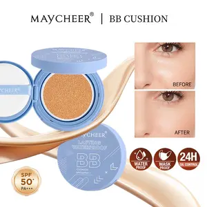 Single Cushion Bb Cream, Concealer Foundation, Moisturizing Bare Makeup, Spf50/pa++ Sunscreen, Ideal for Summer, Suitable for All Skin Tones