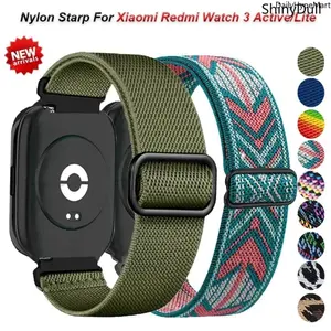 Nylon Elastic Smartwatch Strap, Adjustable Band for Redmi Watch 3 Active